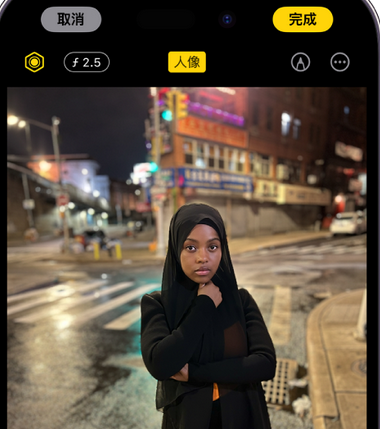 迪庆苹果15服务店分享如何在iPhone15系列机型拍摄照片中添加人像效果 